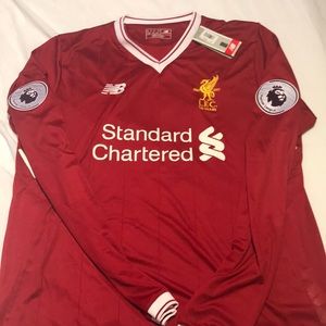 New Balance Liverpool Long Sleeve Home Jersey